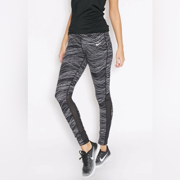 Nike Epic Power Printed Run Leggings - Picture 1 of 16